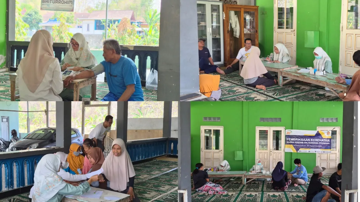 RSU Rajawali Citra Bersama DLKH DIY Gelar Pemeriksaan Kesehatan bagi Warga Sekitar TPA Regional Piyungan